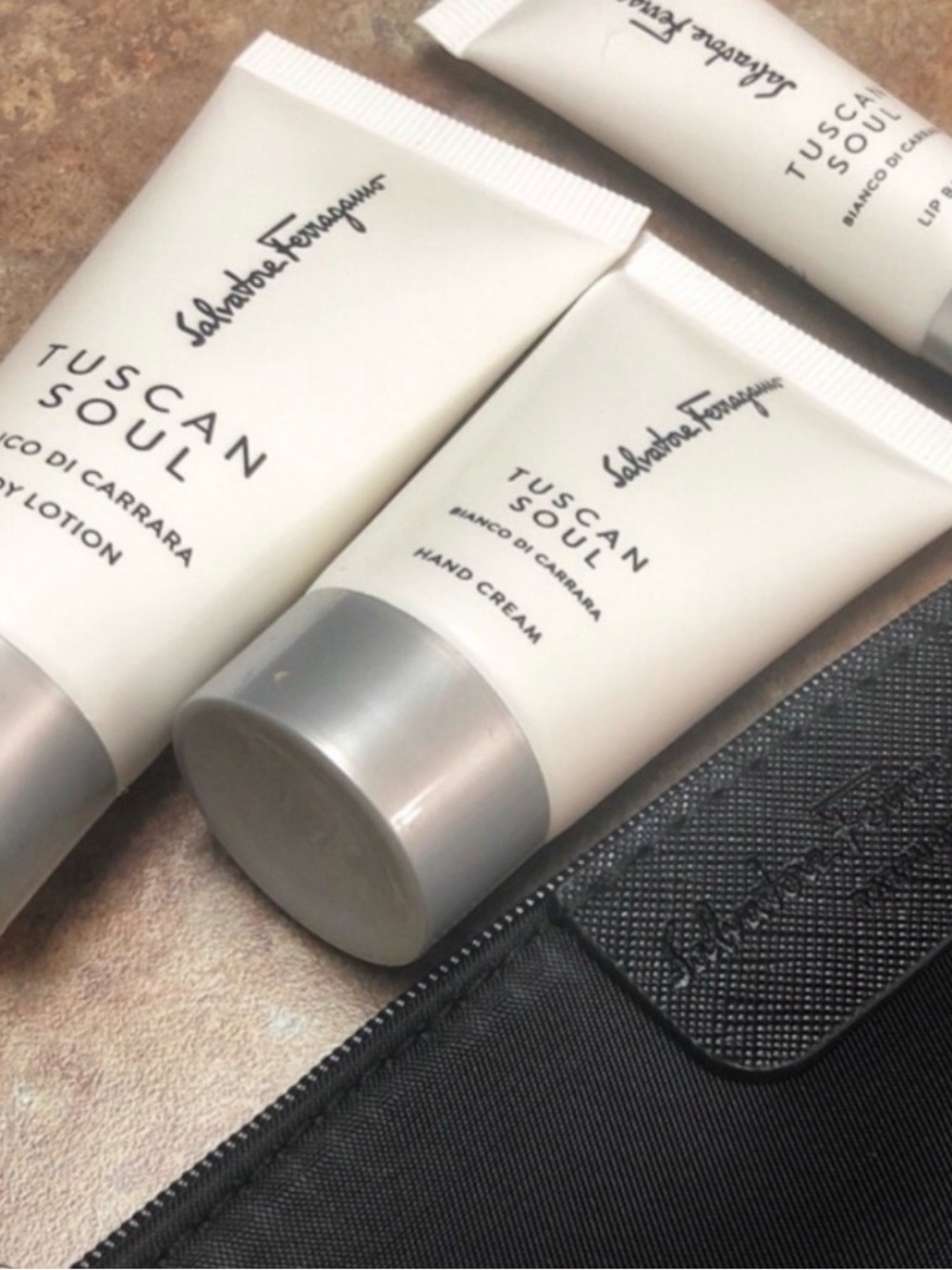 🆕 Ferragamo Cosmetics & Pouch Bag